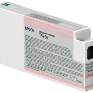 Tinta original epson t5966 magenta claro c13t596600 350ml
