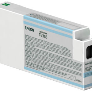 Tinta original epson t6365 cian claro c13t636500 700ml