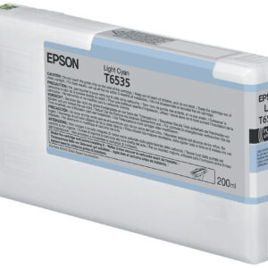 Tinta original epson t6535 cian claro c13t653500 200ml