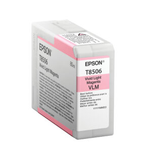 Tinta original epson t8506 magenta claro c13t850600 80ml