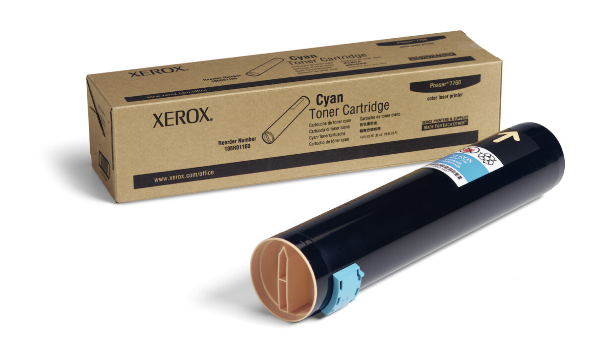 Tóner original xerox 106r01160 cian 25.000 páginas
