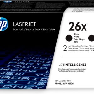 Pack 2 unidades tóner originales hp cf226xd negro 26x 18.000 páginas