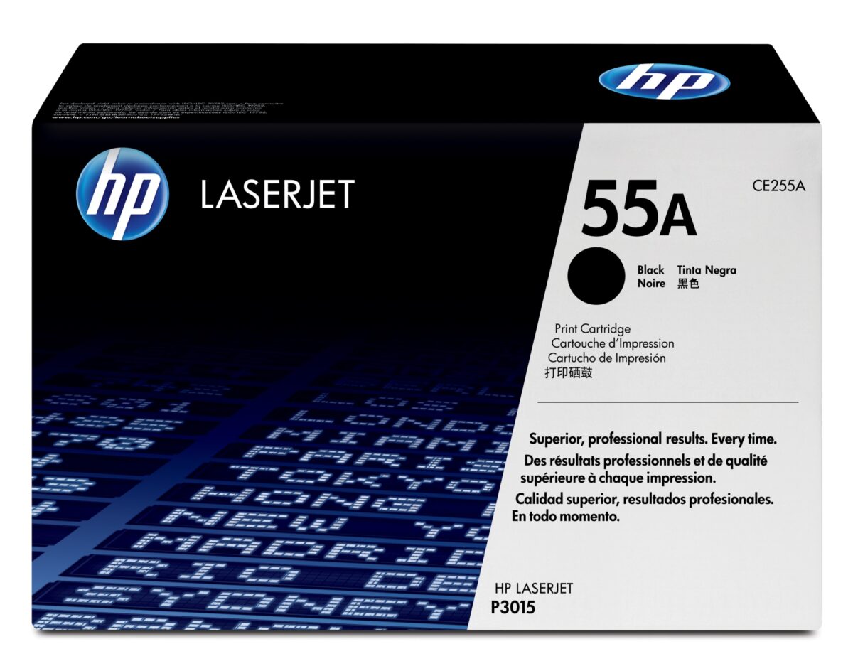 Tóner original hp ce255a negro 55a 6.000 páginas