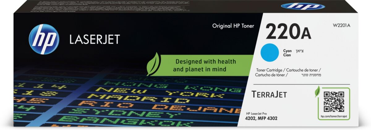 Tóner original hp w2201a 220a cian 1.800 páginas