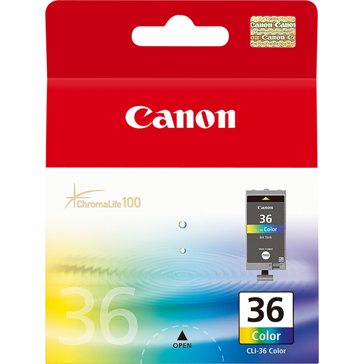 Tinta original canon cli36 color 12ml