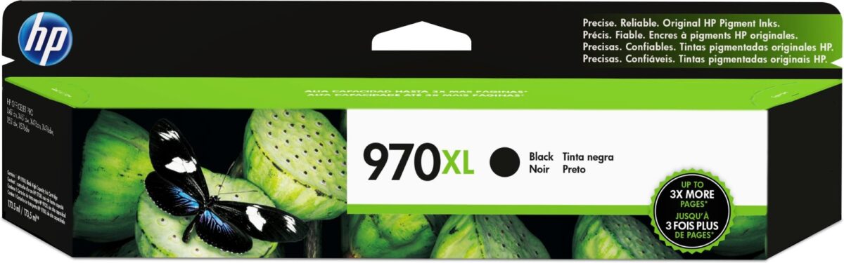 Tinta original hp n970xl negro cn625ae 173.5ml