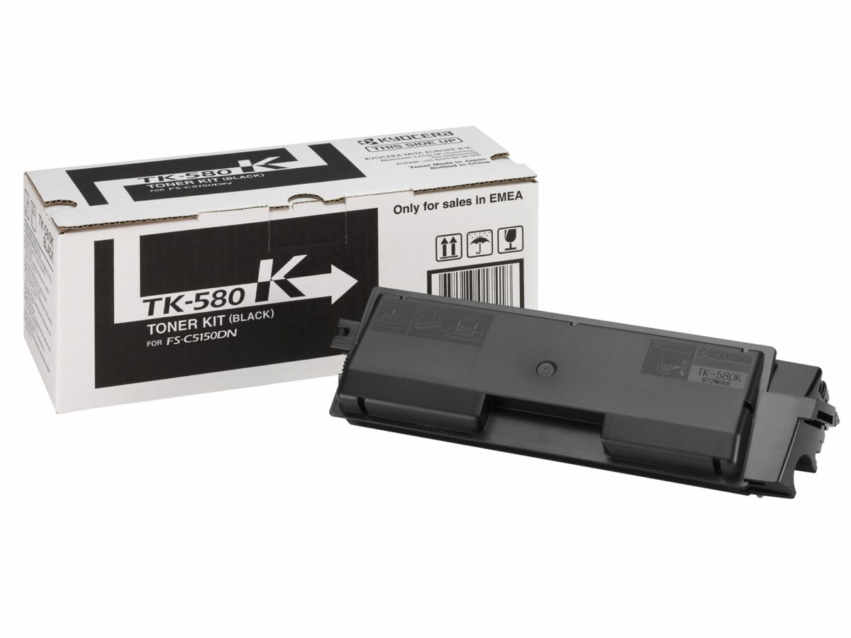 Tóner original kyocera tk-580k negro 3.500 páginas