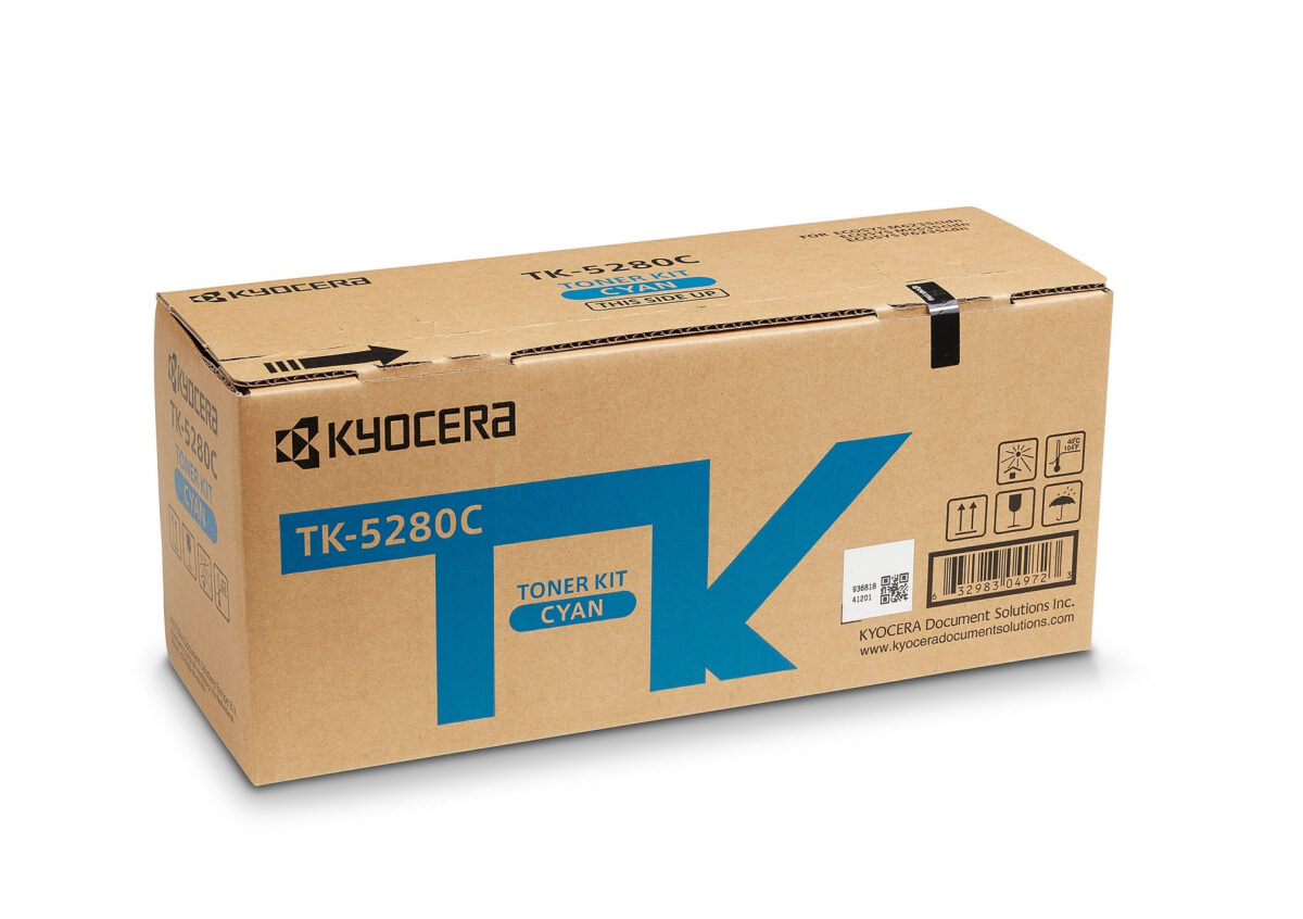 Tóner original kyocera tk-5280c cian 11.000 páginas