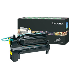 Tóner original lexmark c792 amarillo c792x1yg 20.000 páginas