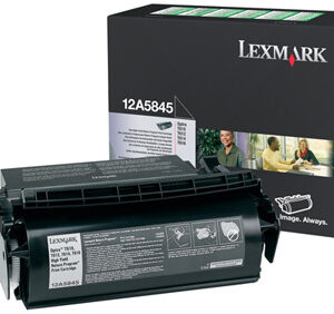 Tóner original lexmark 12a5845 negro 25000 páginas