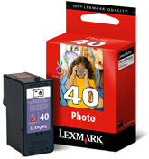 Tinta original lexmark n40 negro foto 135 páginas
