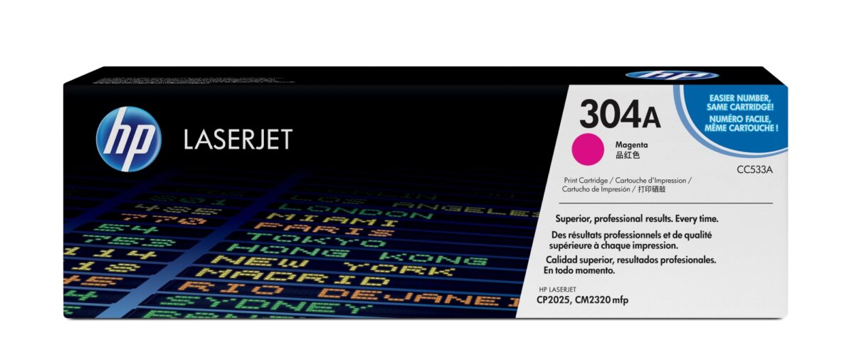 Tóner original hp cc533a magenta 304a 5.000 páginas