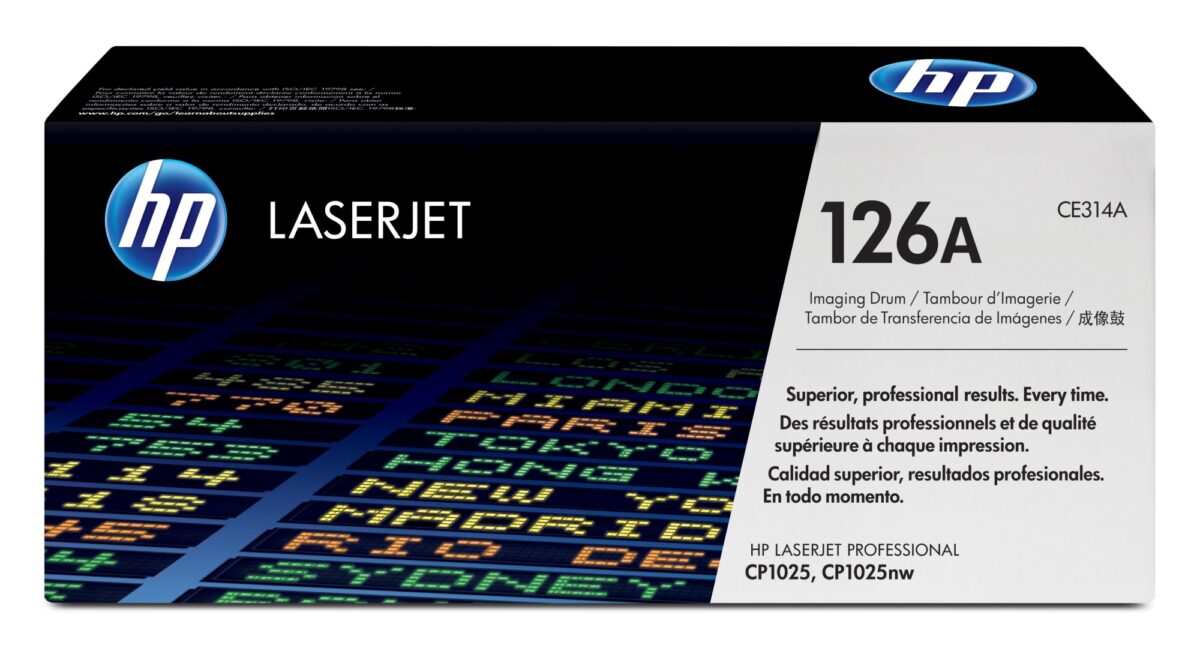 Tóner original hp ce314a negro 126a 14.000 páginas
