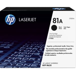 Tóner original hp cf281a negro 81a 10.500 páginas