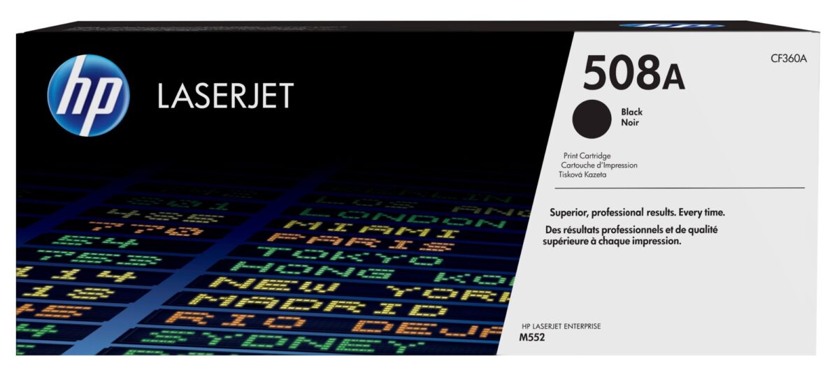 Tóner original hp cf360a negro 508a 6.000 páginas