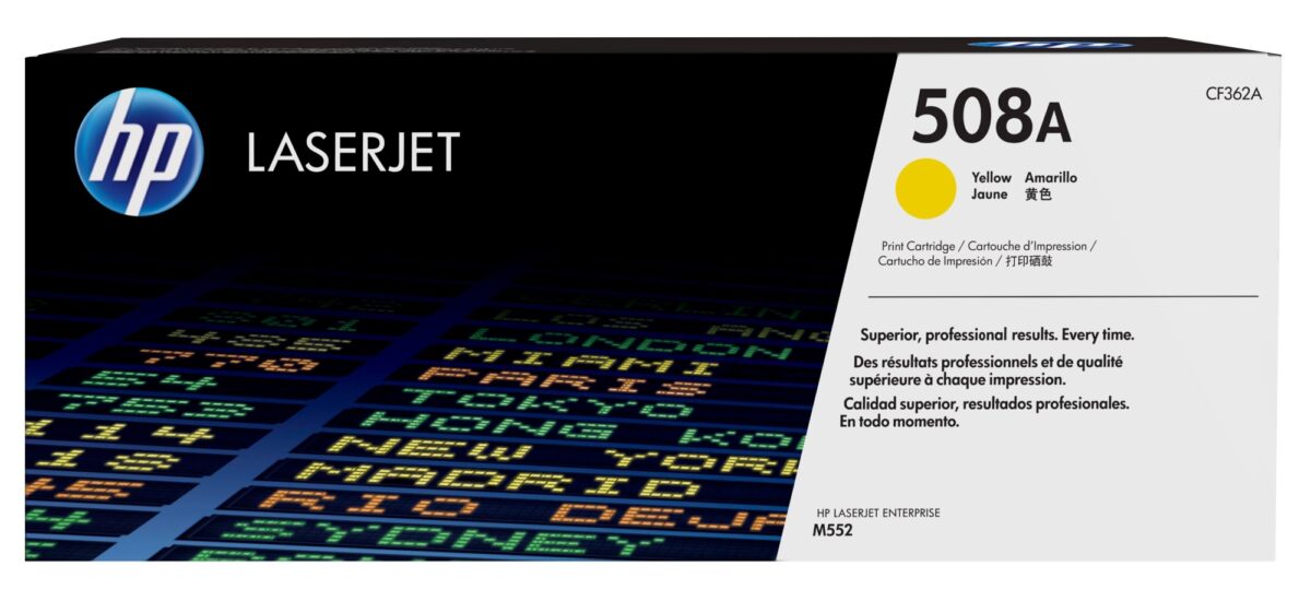 Tóner original hp cf362a amarillo 508a 5.000 páginas