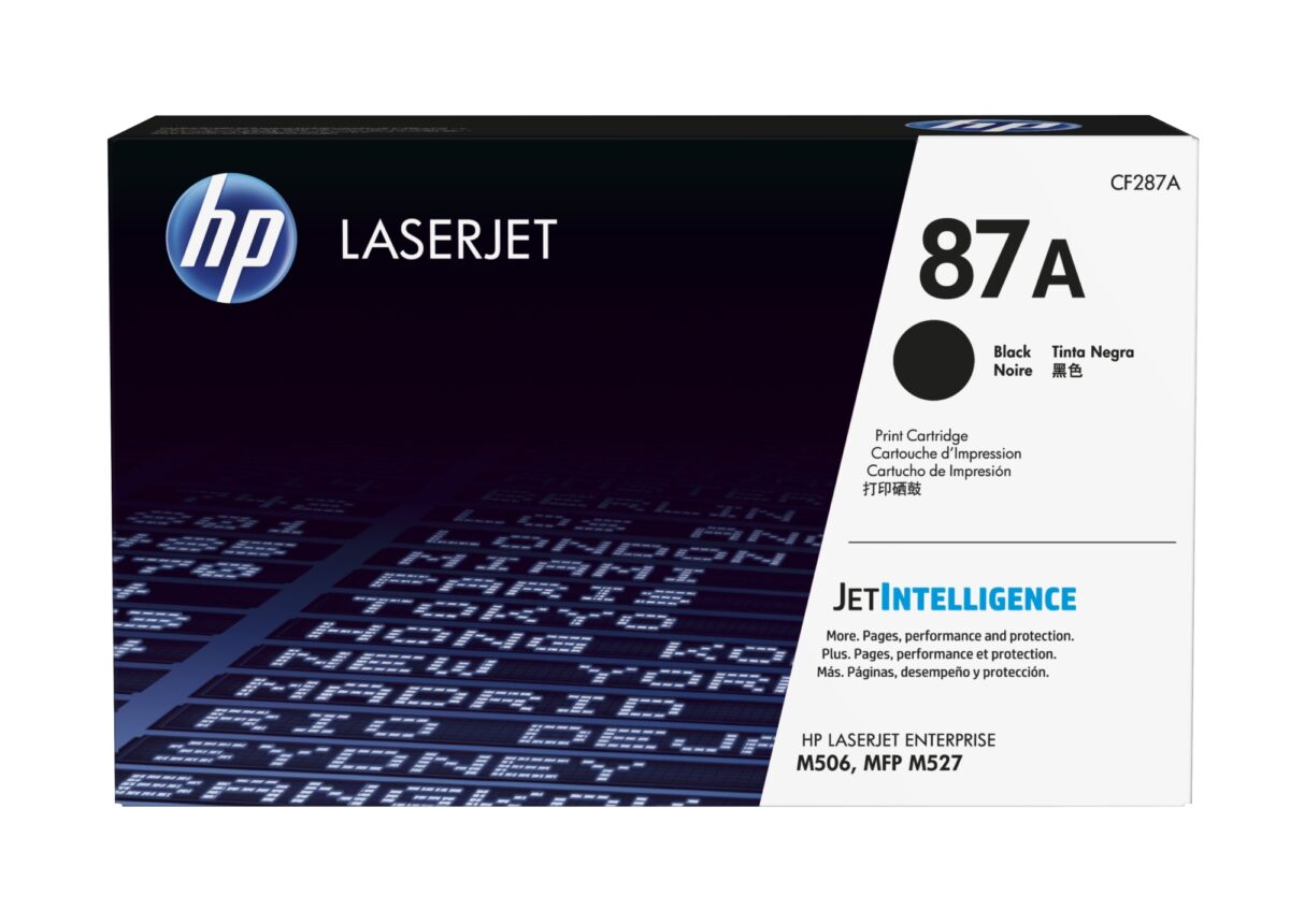 Tóner original hp cf287a negro 87a 8.550 páginas