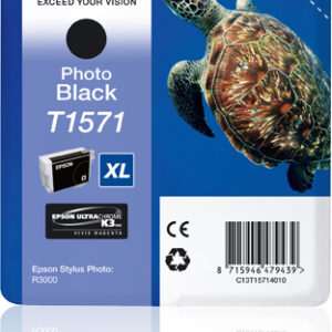 Tinta original epson t1571 negro foto c13t15714010 25.9ml