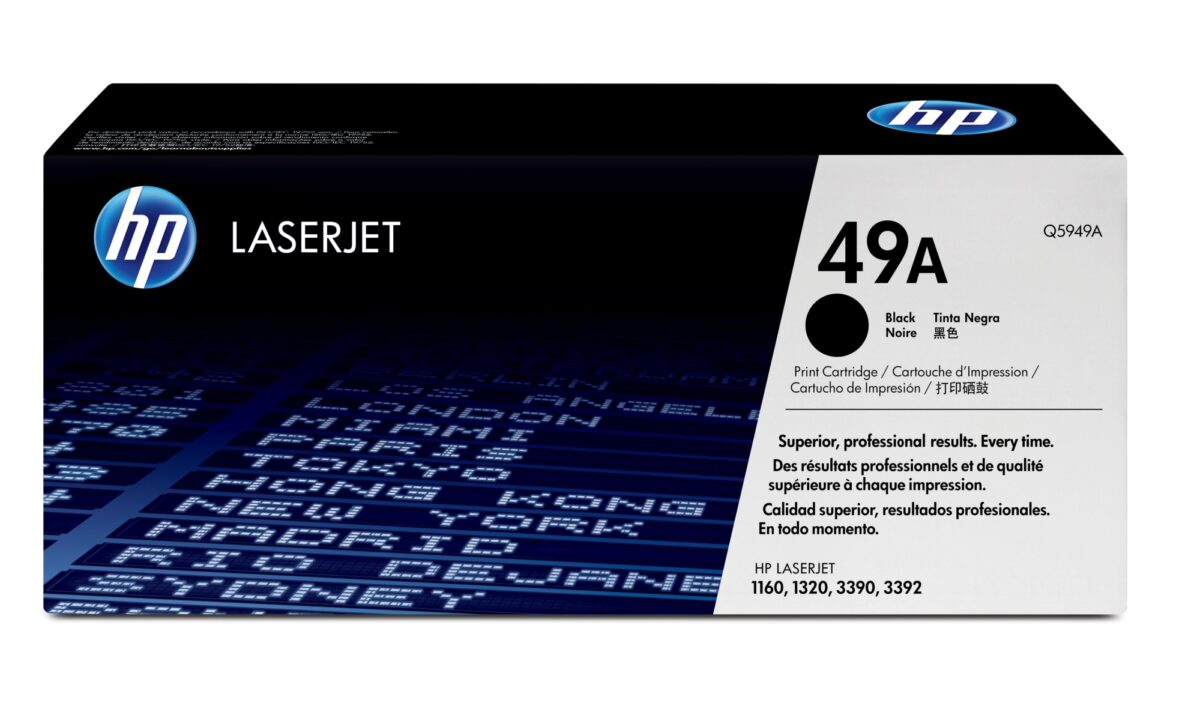 Tóner original hp q5949a 49a negro 2.500 páginas