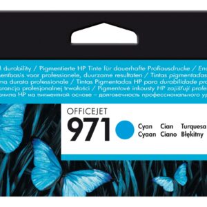 Tinta original hp n971 cian cn622ae 24.5ml