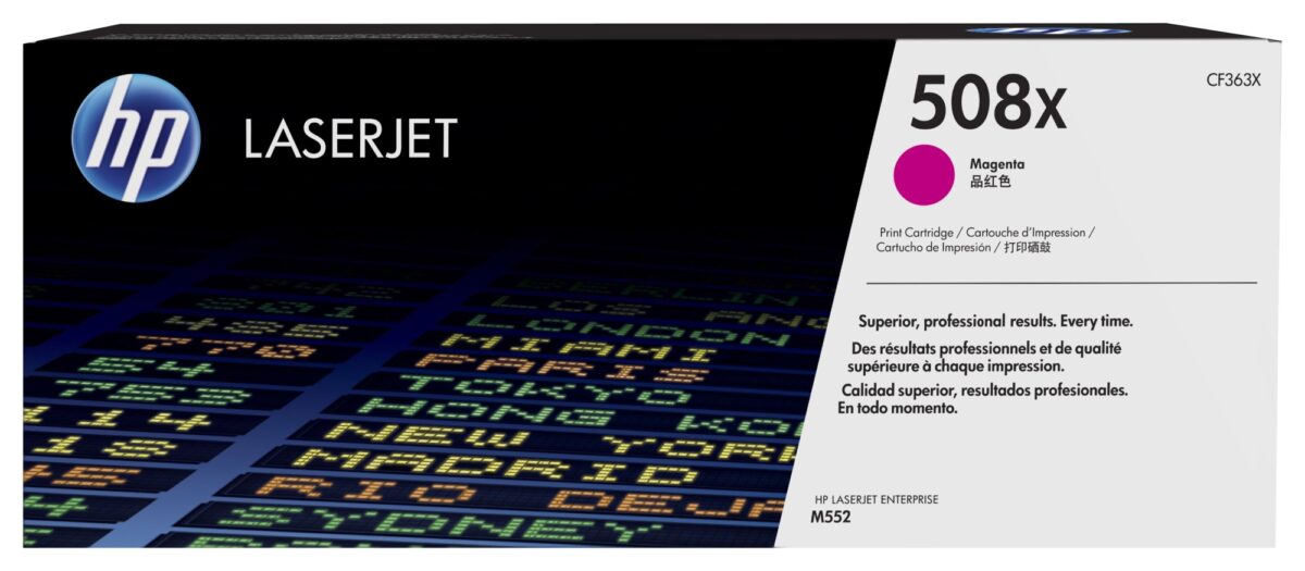 Tóner original hp cf363x magenta 508x 9.500 páginas