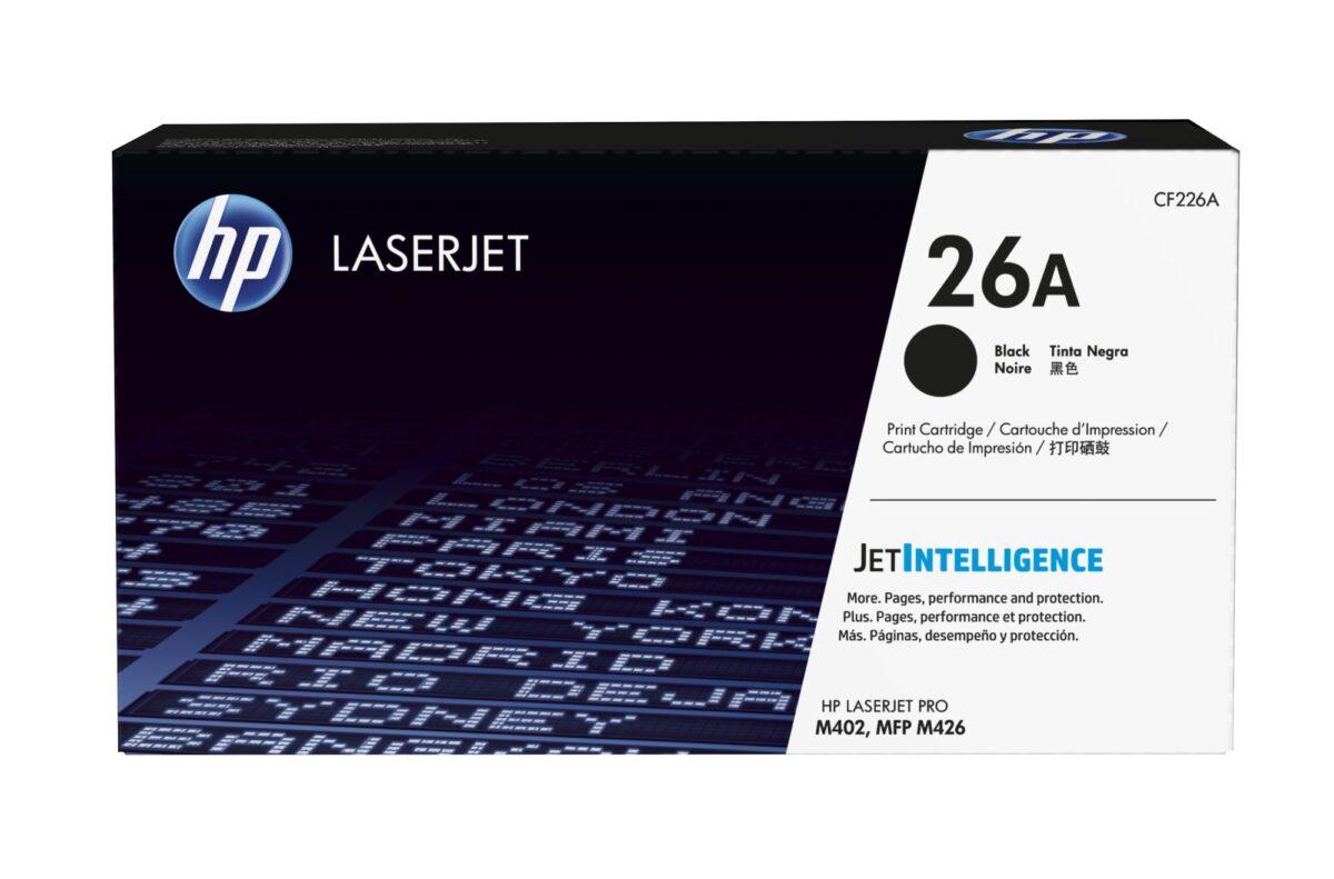 Tóner original hp cf226a negro 26a 3.100 páginas