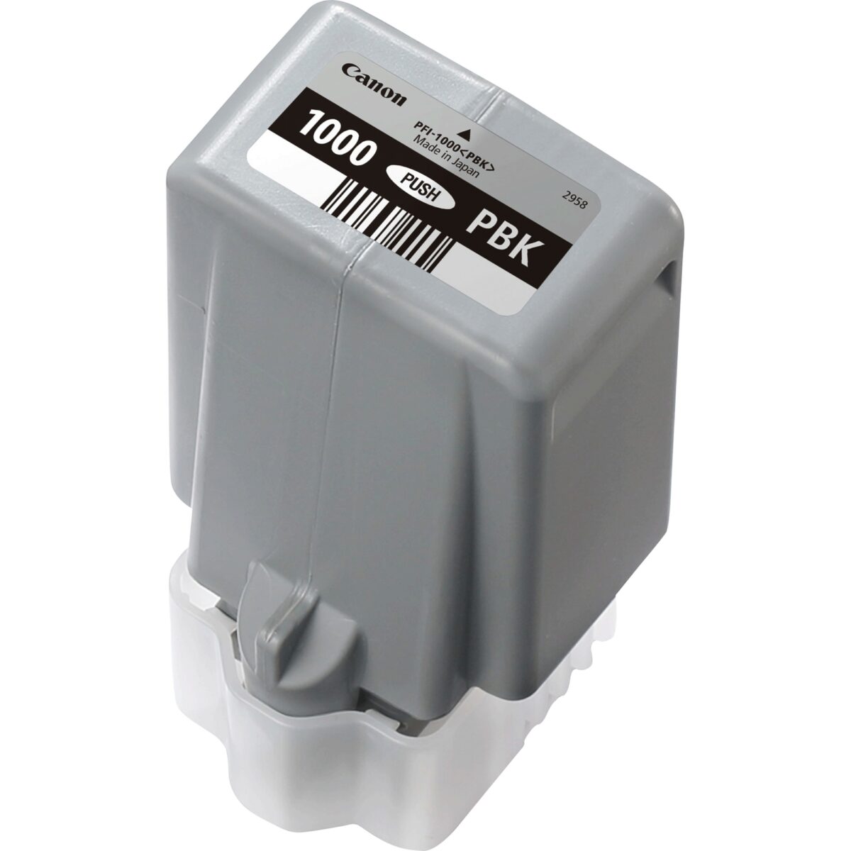 Tinta original canon pfi-1000 negro foto 80ml