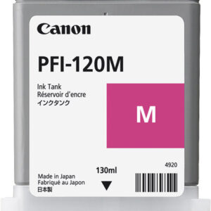Tinta original canon pfi-120m magenta 130ml
