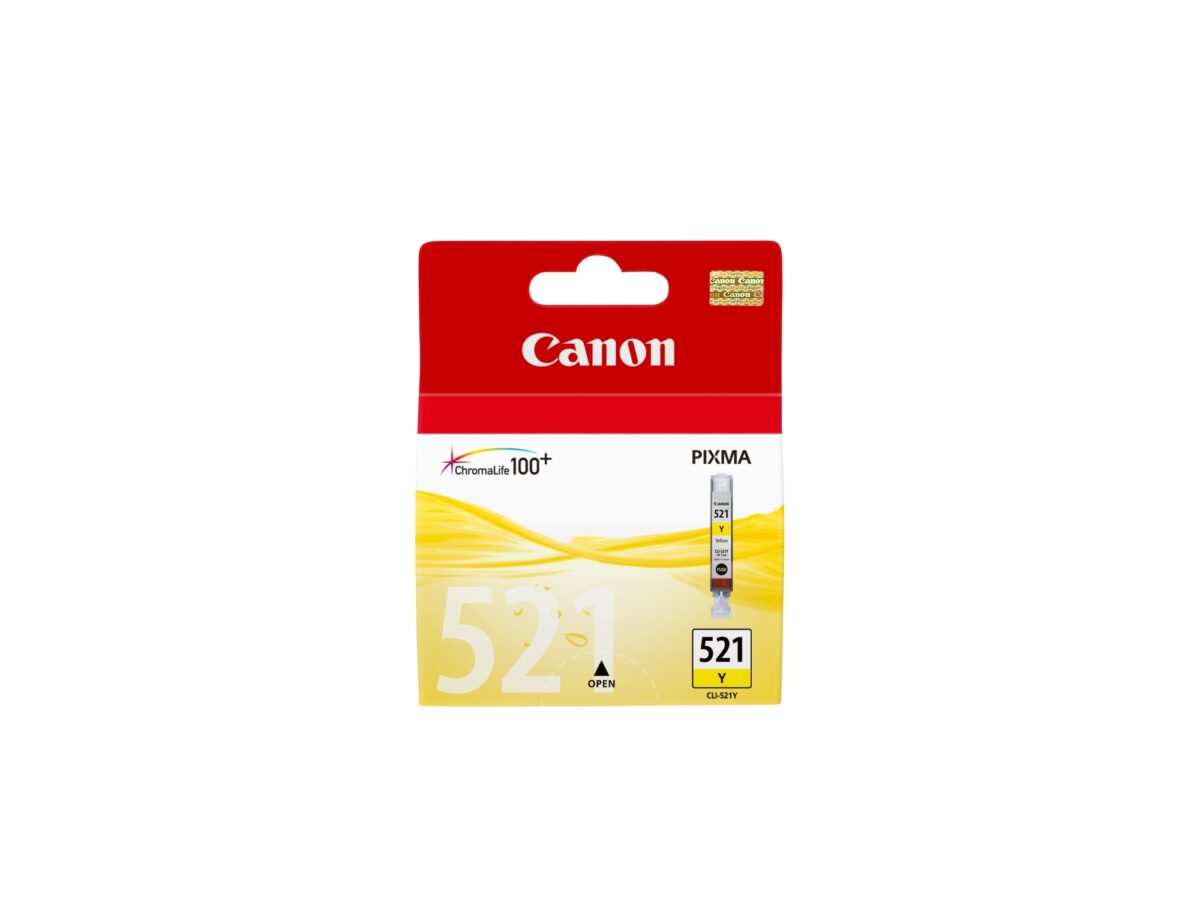 Tinta original canon cli521 amarillo 9ml