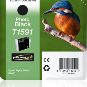 Tinta original epson t1591 negro foto c13t15914010 17ml