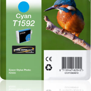 Tinta original epson t1592 cian c13t15924010 17ml