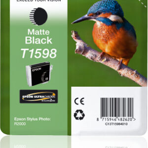 Tinta original epson t1598 negro mate c13t15984010 17ml