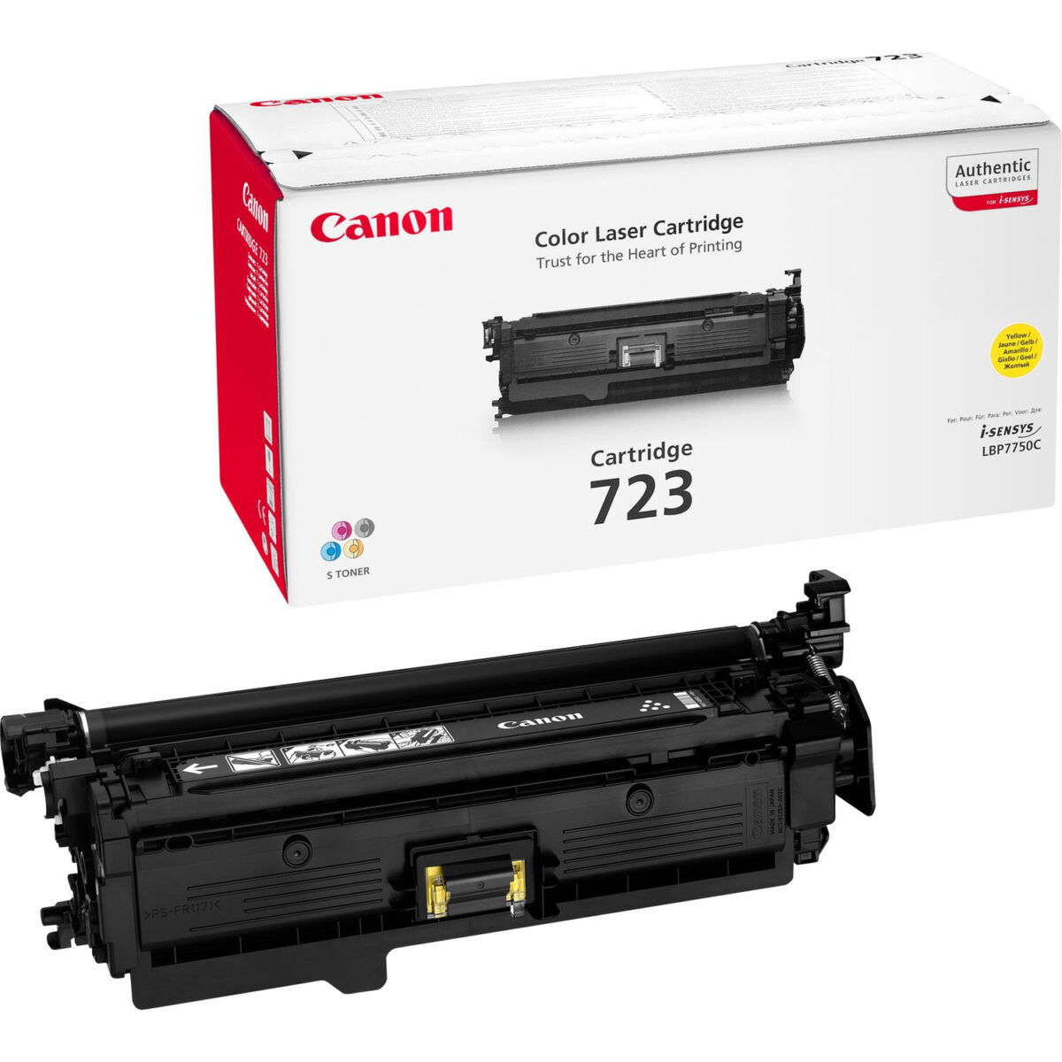 Tóner original canon 723y amarillo 8.500 páginas