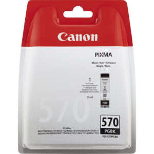 Tinta original canon pgi570 negro 15ml - caja seguridad
