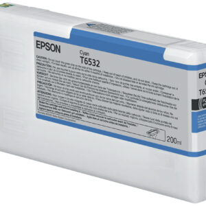 Tinta original epson t6532 cian c13t653200 200ml