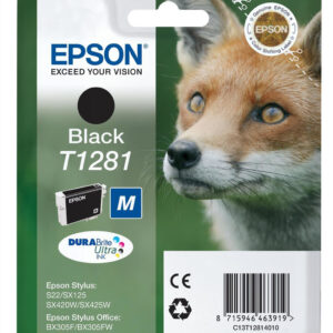 Tinta original epson t1281 negro c13t12814011 5.9ml
