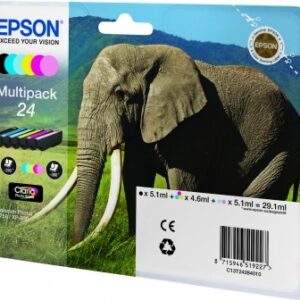 Tinta original epson t2428 multipack 6 colores c13t24284010
