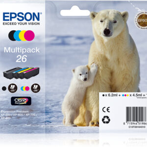 Tinta original epson t2616 multipack c13t26164010