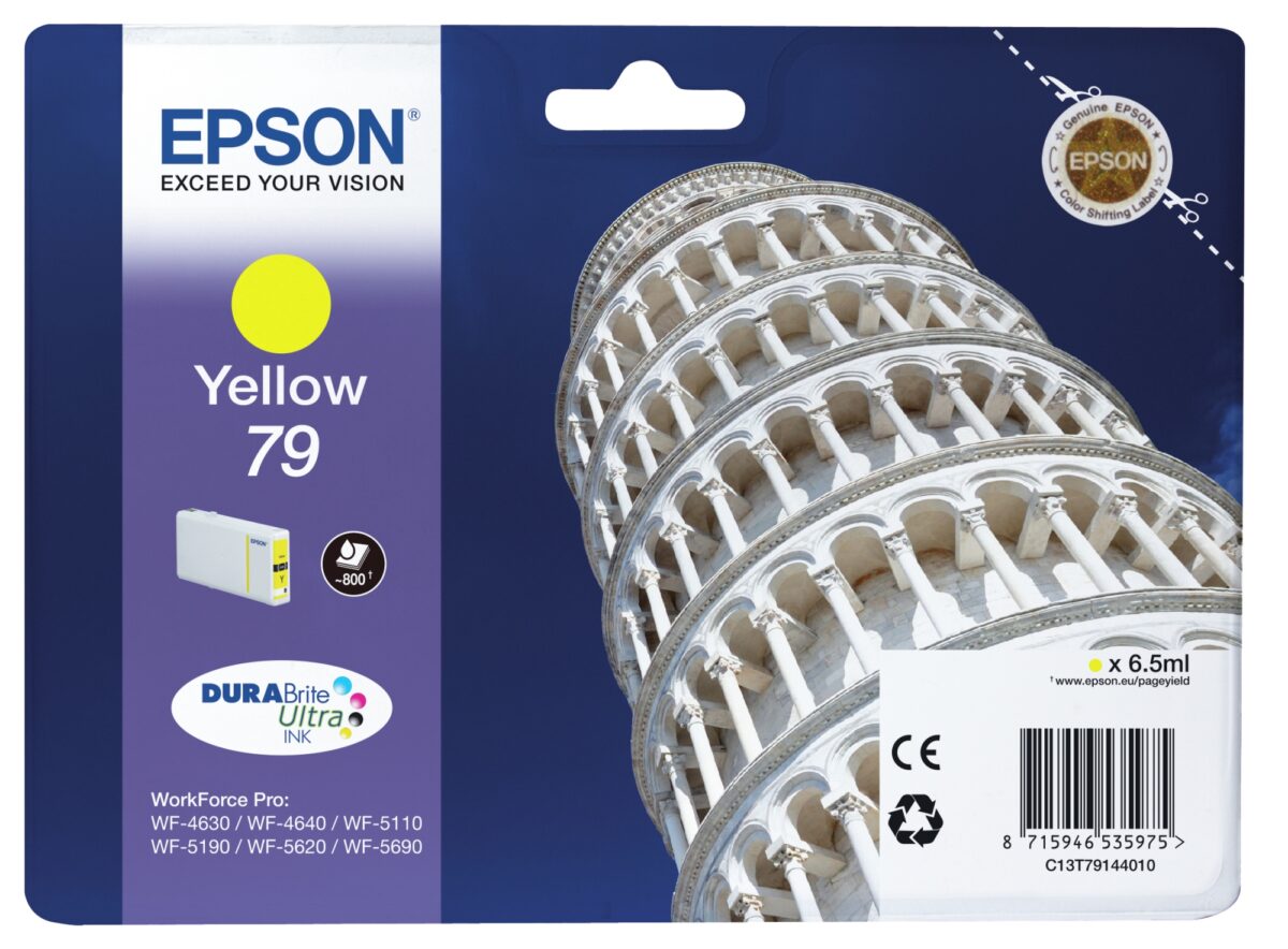 Tinta original epson t7914 amarillo c13t79144010 6.5ml