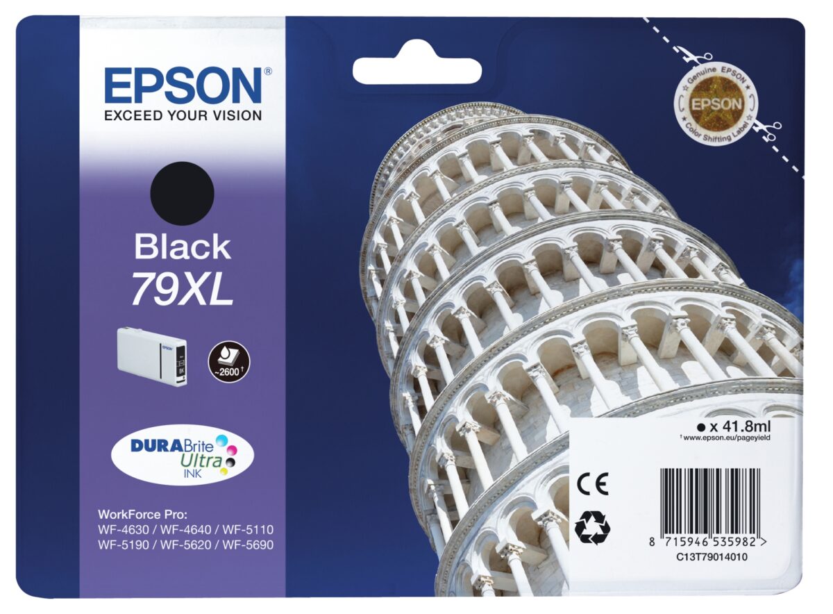 Tinta original epson t7901 xl negro c13t79024010 41.8ml