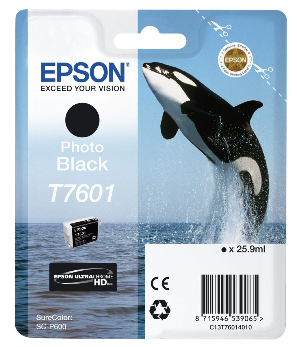 Tinta original epson t7601 negro foto c13t76014010 25.9ml
