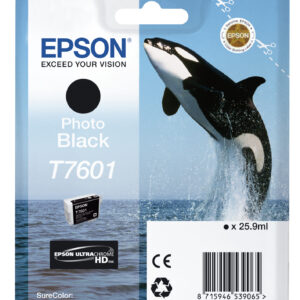 Tinta original epson t7601 negro foto c13t76014010 25.9ml