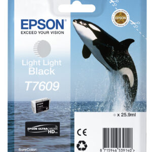 Tinta original epson t7609 gris claro c13t76094010 25.9ml