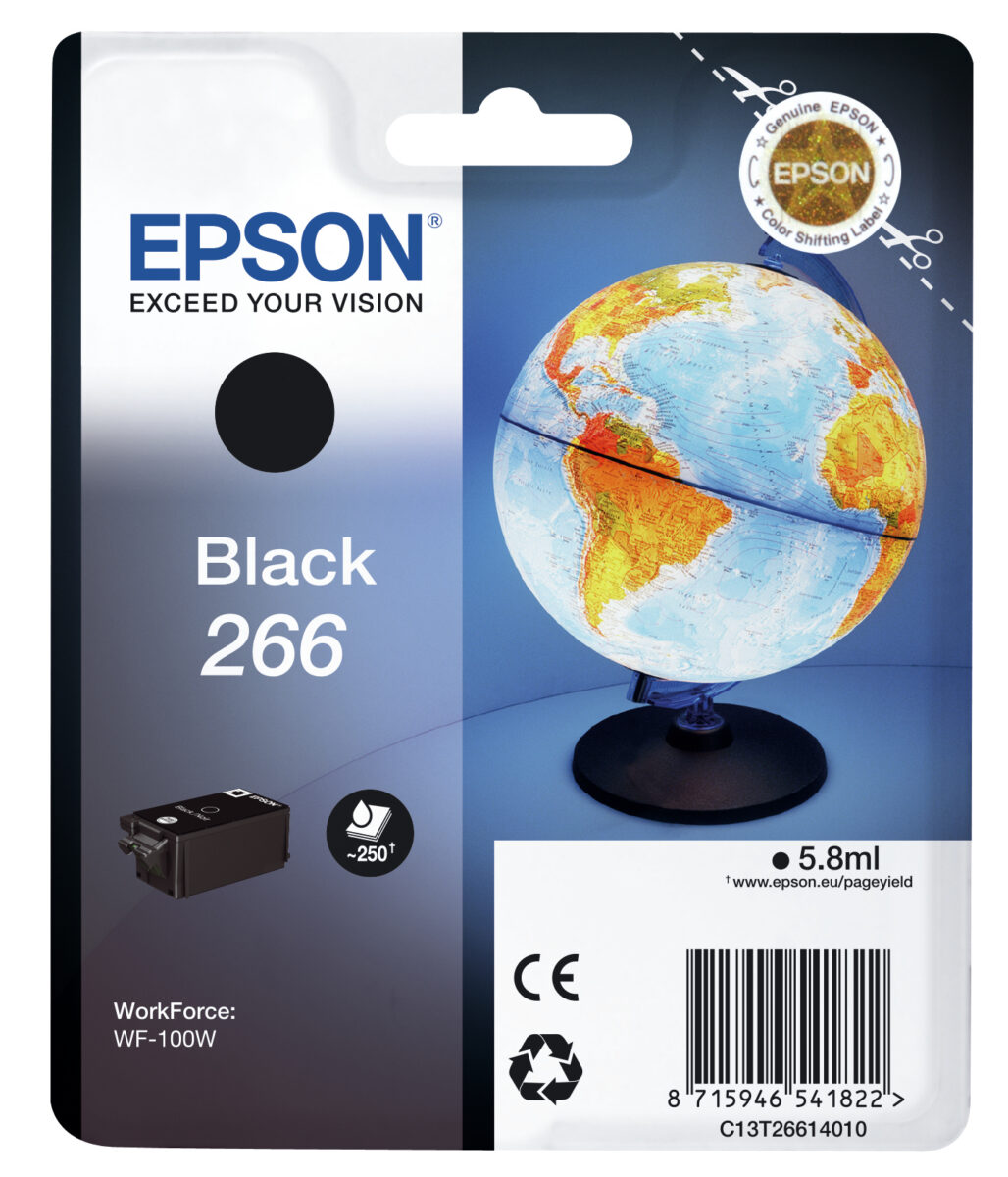 Tinta original epson t266 negro c13t26614010 5.8ml