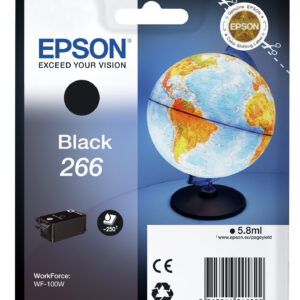 Tinta original epson t266 negro c13t26614010 5.8ml