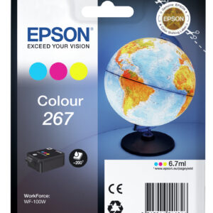Tinta original epson t267 tricolor c13t26704010 6.7ml