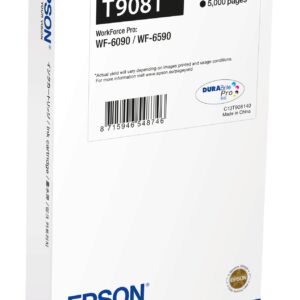 Tinta original epson t9081 xl negro c13t908140 100ml