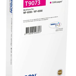 Tinta original epson t9073 xxl magenta c13t907340 69ml