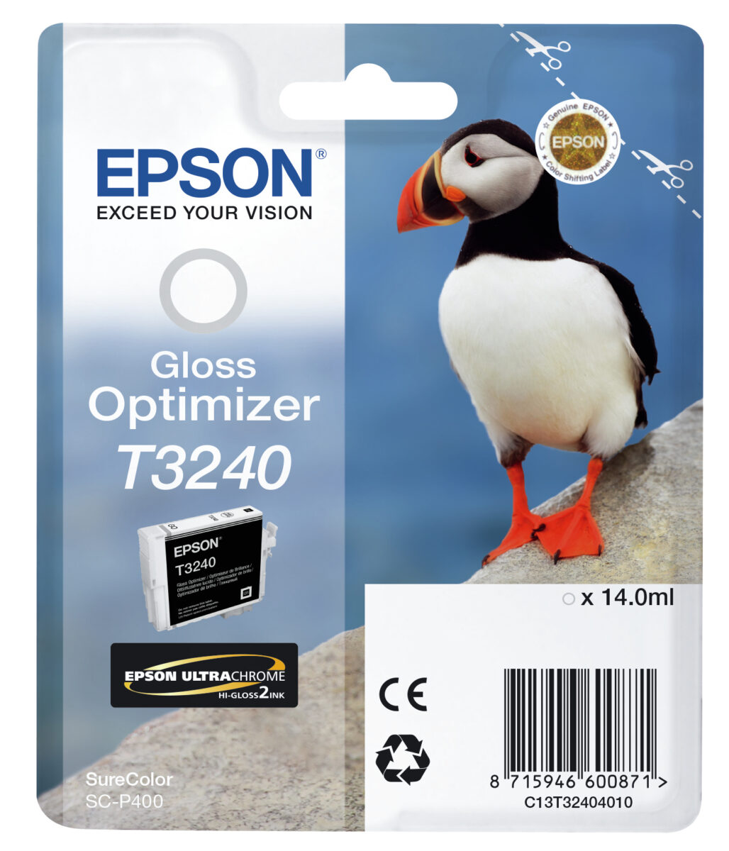 Tinta original epson t3240 optimizador de brillo c13t32404010 14ml