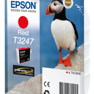 Tinta original epson t3247 rojo c13t32474010 14ml